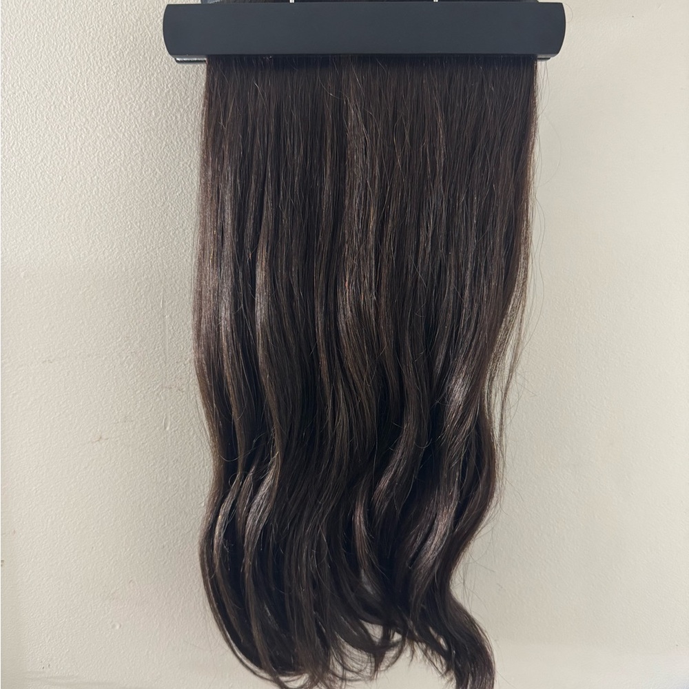 BELLAMI Dark Brown clip in  Hair Extension 20”
